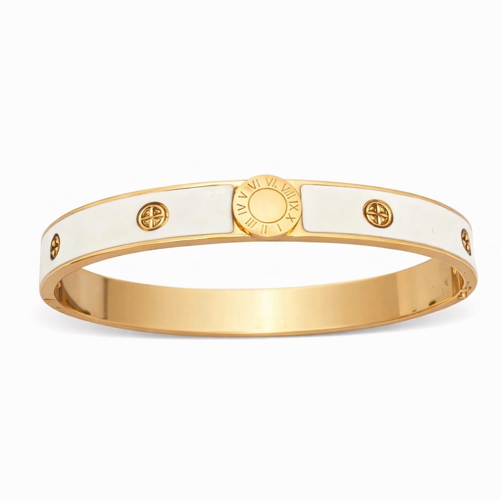 Gold and White Luxury Bracelet